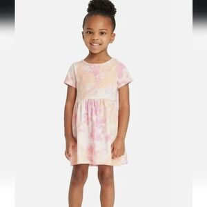 Pink Tie-Dye Dress